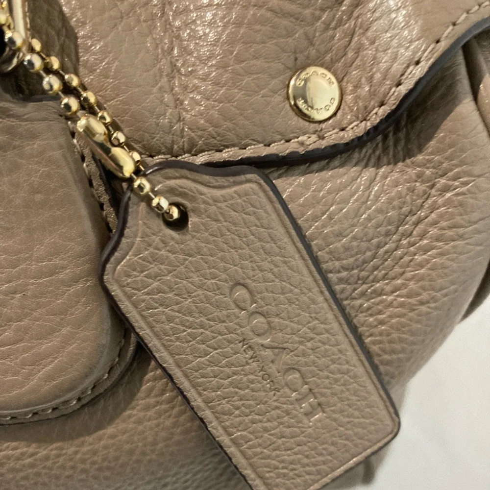 Coach Leather Tan Satchel - Picture 7 of 14